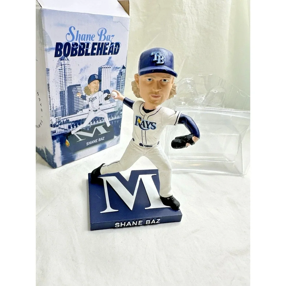 Shane Baz Bobble Head The Wizard Of Baz 2025 Tampa Bay Rays 06/19/25 NIB SGA